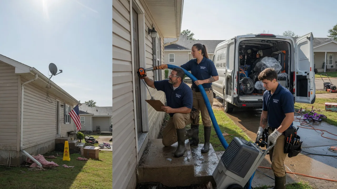 Ceiling Water Damage Restoration in New Salisbury, IN near me